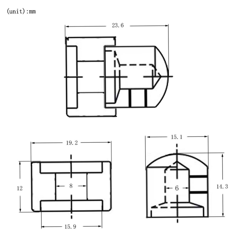 2 Sets Dual Concentric Stacked Control Knobs for Electric Bass Guitars Silver Color