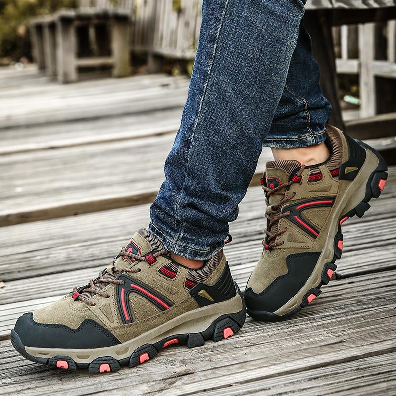 2025 Men's Spring New Hiking Outdoor Shoes Men's Casual Hiking Shoes Youth Travel Wild Running Shoes