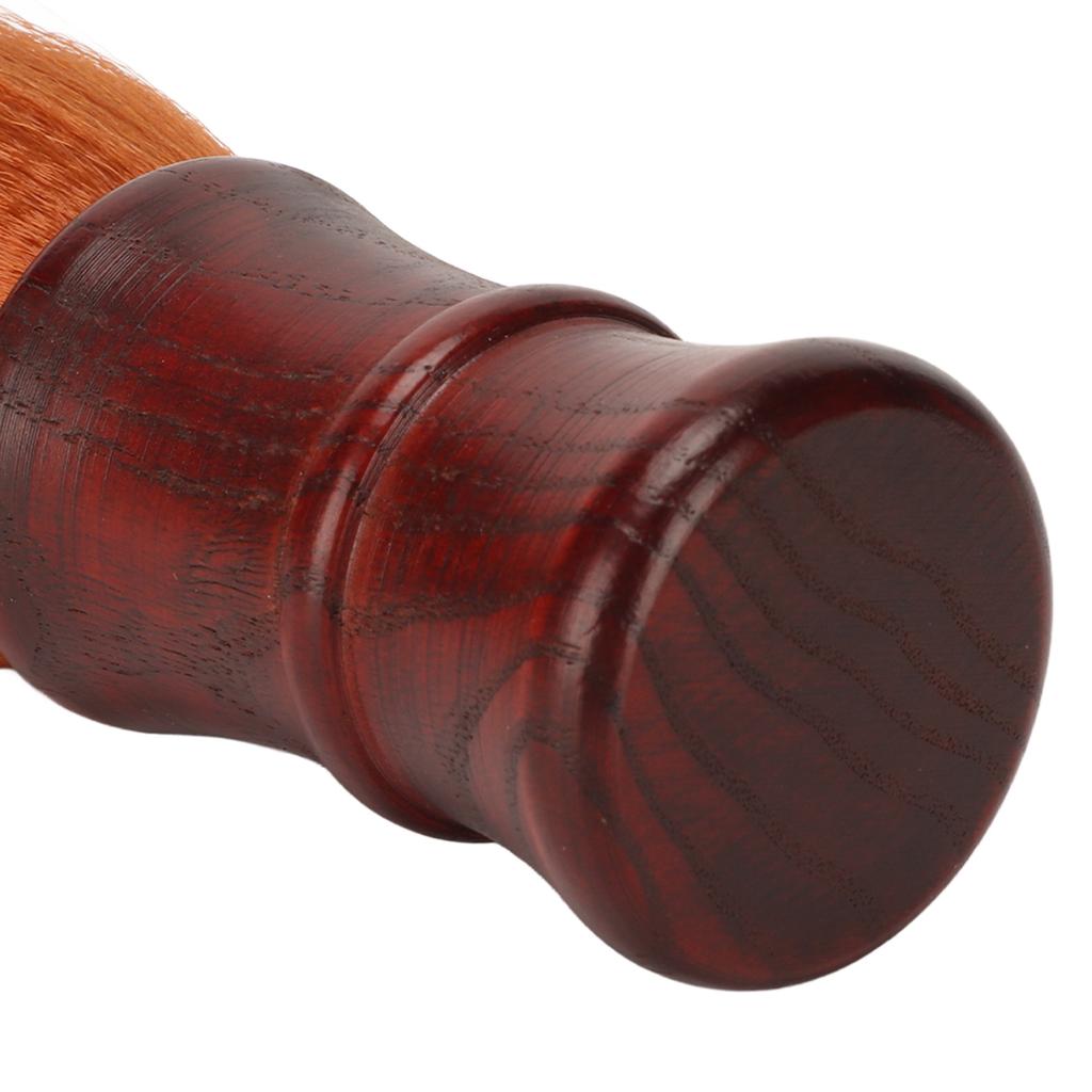 Men Beard Brush Soft Nylon Hair Wooden Handle Beard Grooming Brush for Hair Cleansing