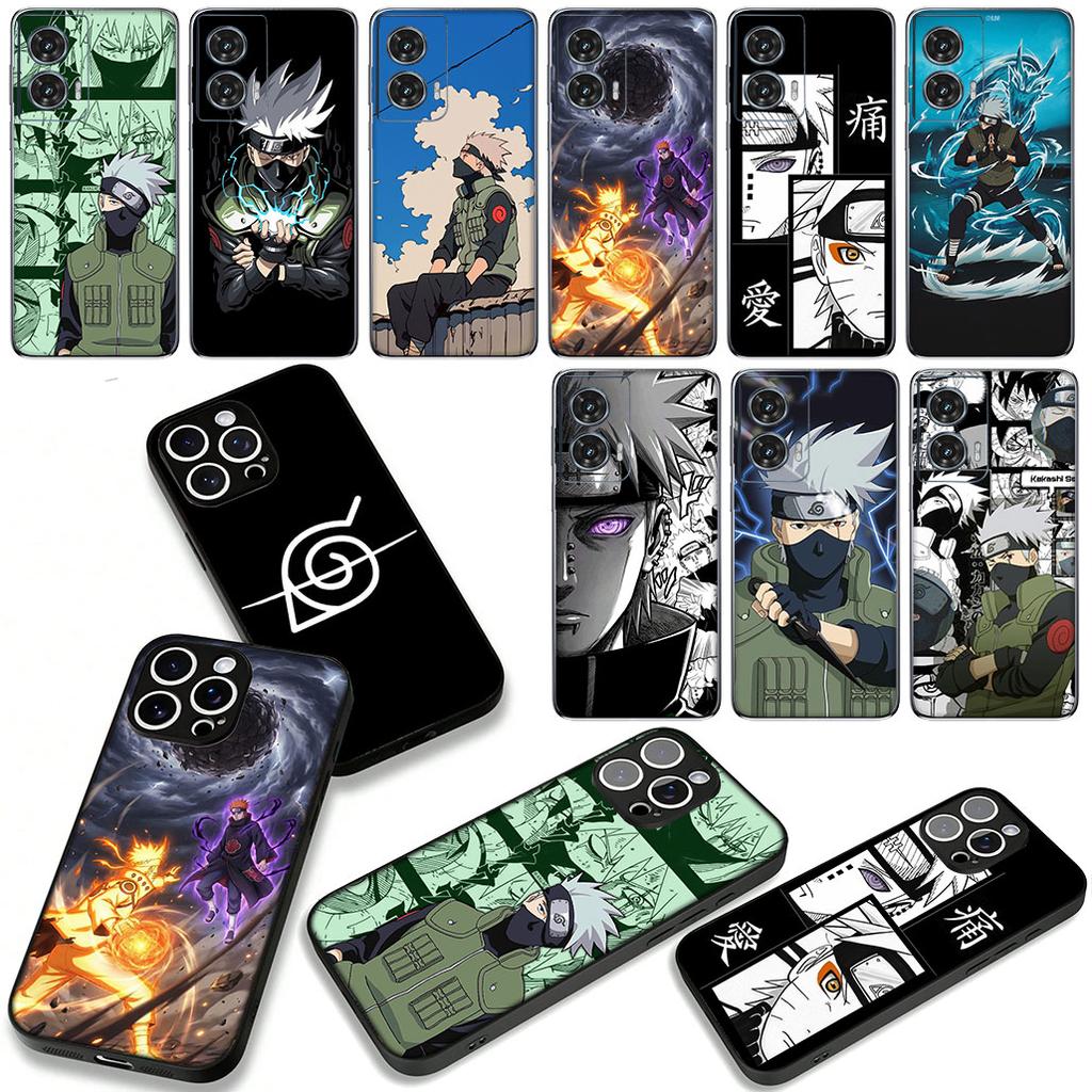 Kakashi Narutos Hatake Akatsuki Pain Case for Motorola Moto G04 G13 G14 g45 G22 G23 G32 G34 G35 G64 G82 G84 G53 G60 G72 E14 E15