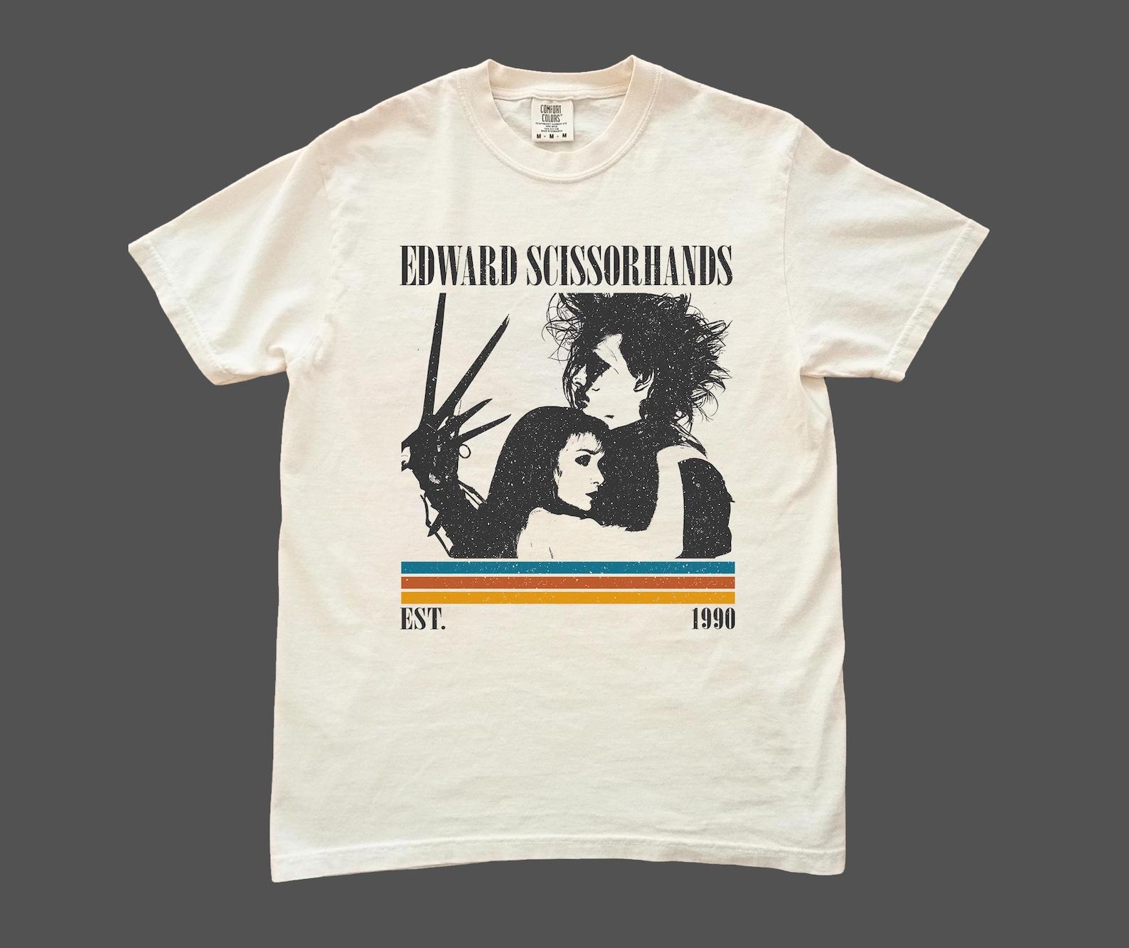 Edward Scissorhands Movie T shirt - Comfort Colors Retro Tee M