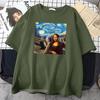 Vincent Mona Lisa Selfie Print Unisexs Tshirts Funny Fit Tshirts Simplicity High Quality T Shirts Cool Oversize Unisex Clothing