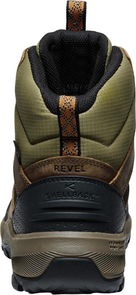 KEEN REVEL IV MID Polar Size cm Men's Boots, Bison/Orange Pepper, 27.0