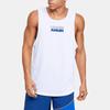 Under Armour UA Baseline Basketball Regular Loose Breathable Tank Top Men Tops Navy-Blue 1351288-486
