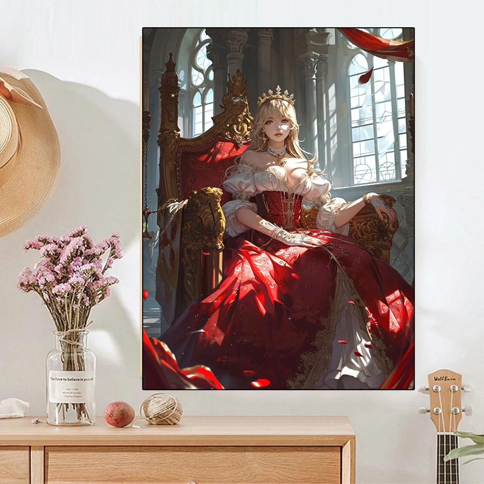 5d Diy Diamant Malerei Set Prinzessin Schmuck CrossStitch Stickerei Cartoon Handgemachte Diamant Mosaik Art Home Dekoration