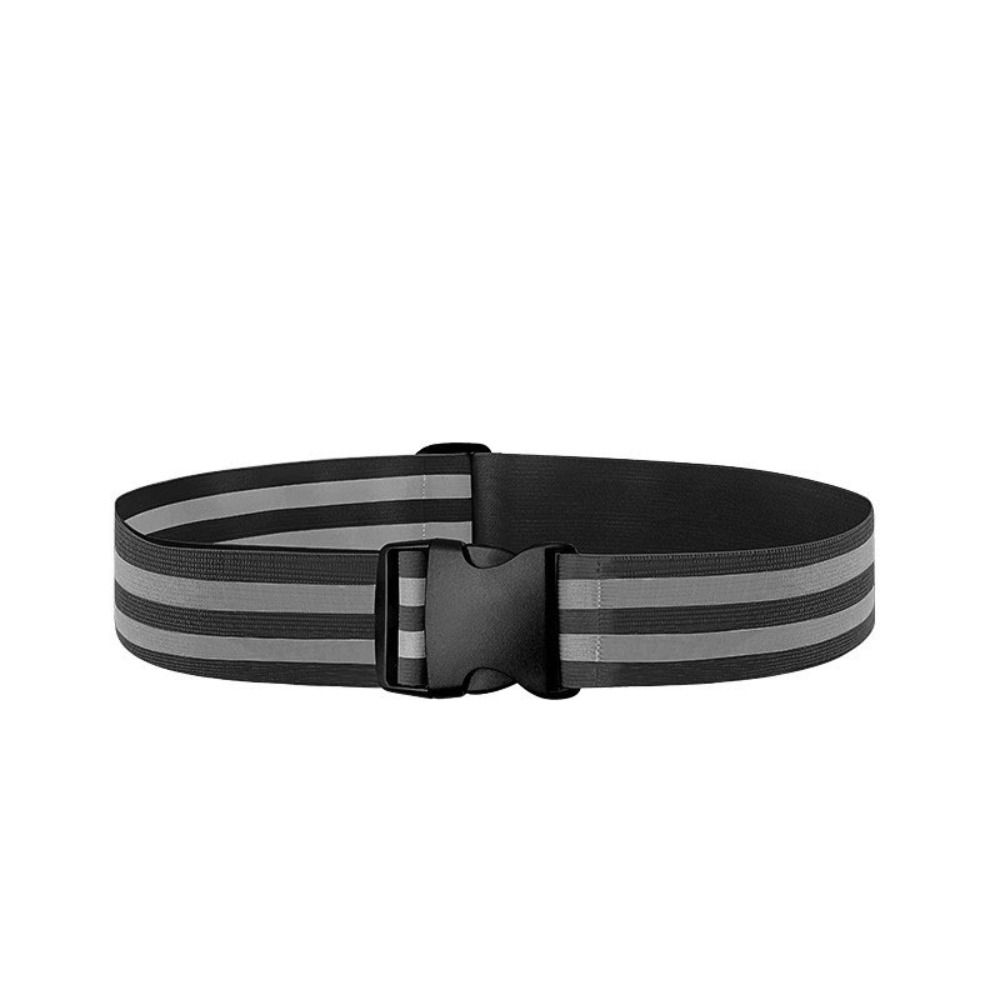Waist Adjustable Reflective Waistband Belts 5*1*1cm Elastic Sport Safety Belts 8 Colors Running Cycling Waistband