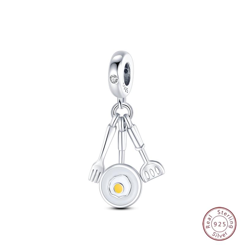 Copper Beaded Pendant Donut Dessert Cake Original 3Mm Bracelet Women Fine Jewelry