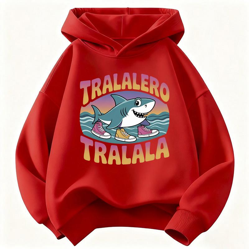 Felpa con cappuccio per bambini Design Italian Brainrot Felpa per bambini Carino Hoody per ragazzi e ragazze Felpe casual primaverili