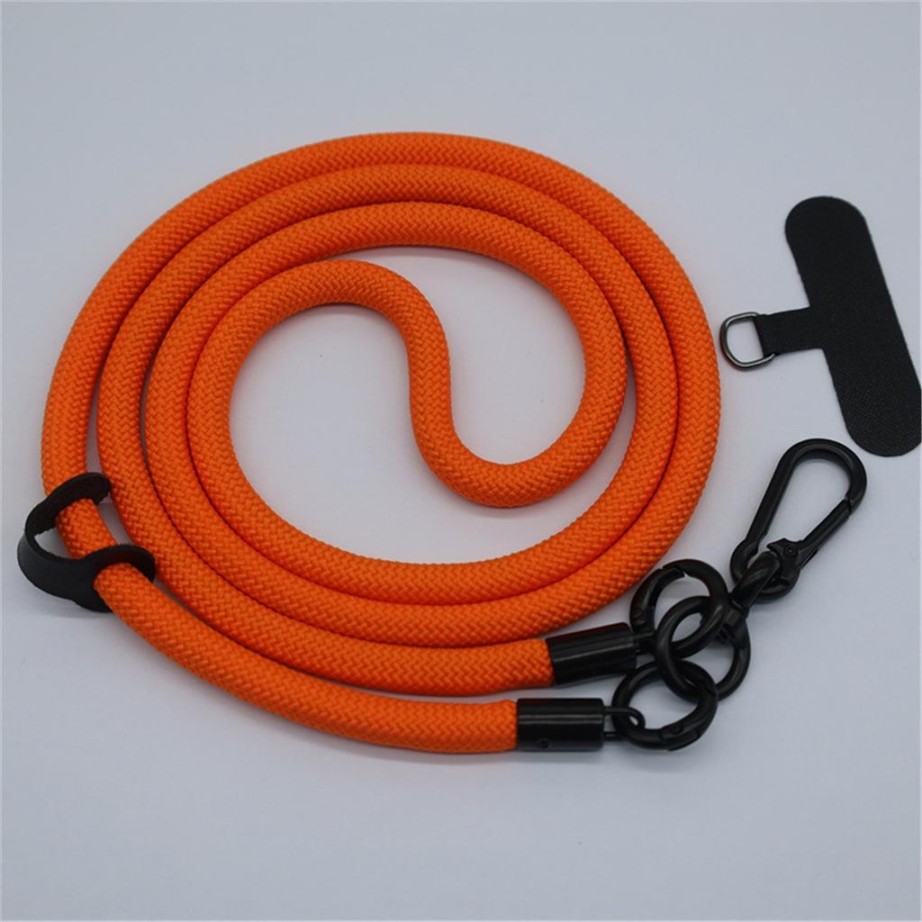 8MMx120CM Bold Long Mobile Phone Lanyard Universal Crossbody Hanging Shoulder Strap Detachable Neck Cord Anti-Lost Lanyard