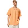 Li Ning Skateboard T Shirts Unisex Sweet Orange Pie Crew Neck Moderate Straight Fit AHST477-1