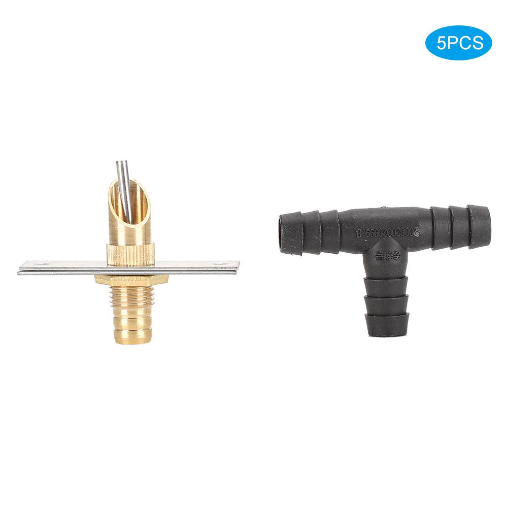 5Pcs Water Fountain Nipple Drinkers Mink Rbbit Breeding Drinking Equipment