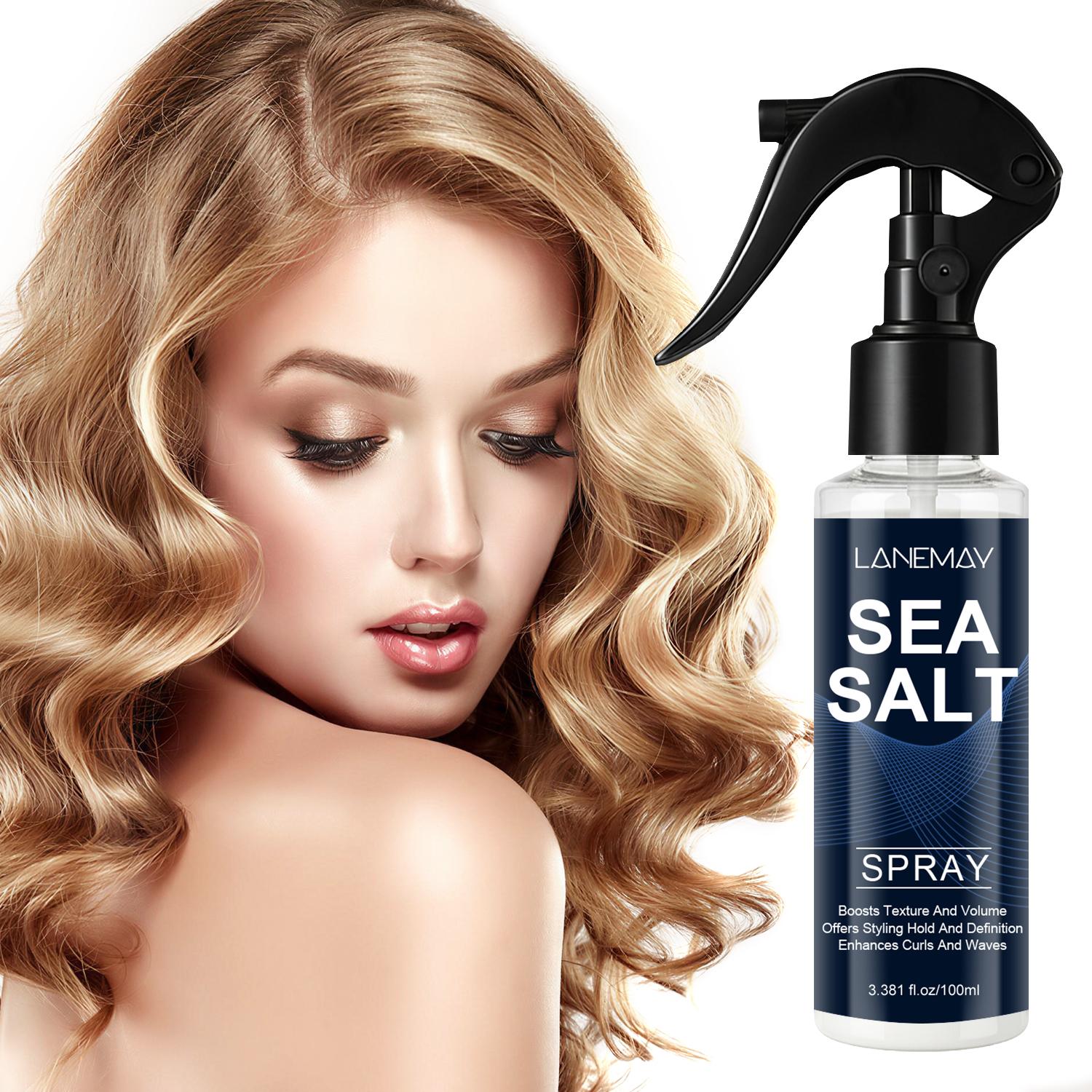 

SEA SALT SPRAY-Natural Curl Formation, Frizz Control-Soft Setting Restores Curlness-Nourish Hair For A More Shine-100ml