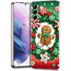 Transparent Phone Case Cover for Samsung Galaxy S25 S24 S23 S22 S20 S21 FE Ultra S24 S10 S10E Plus 5G New Year Christmas Pattern