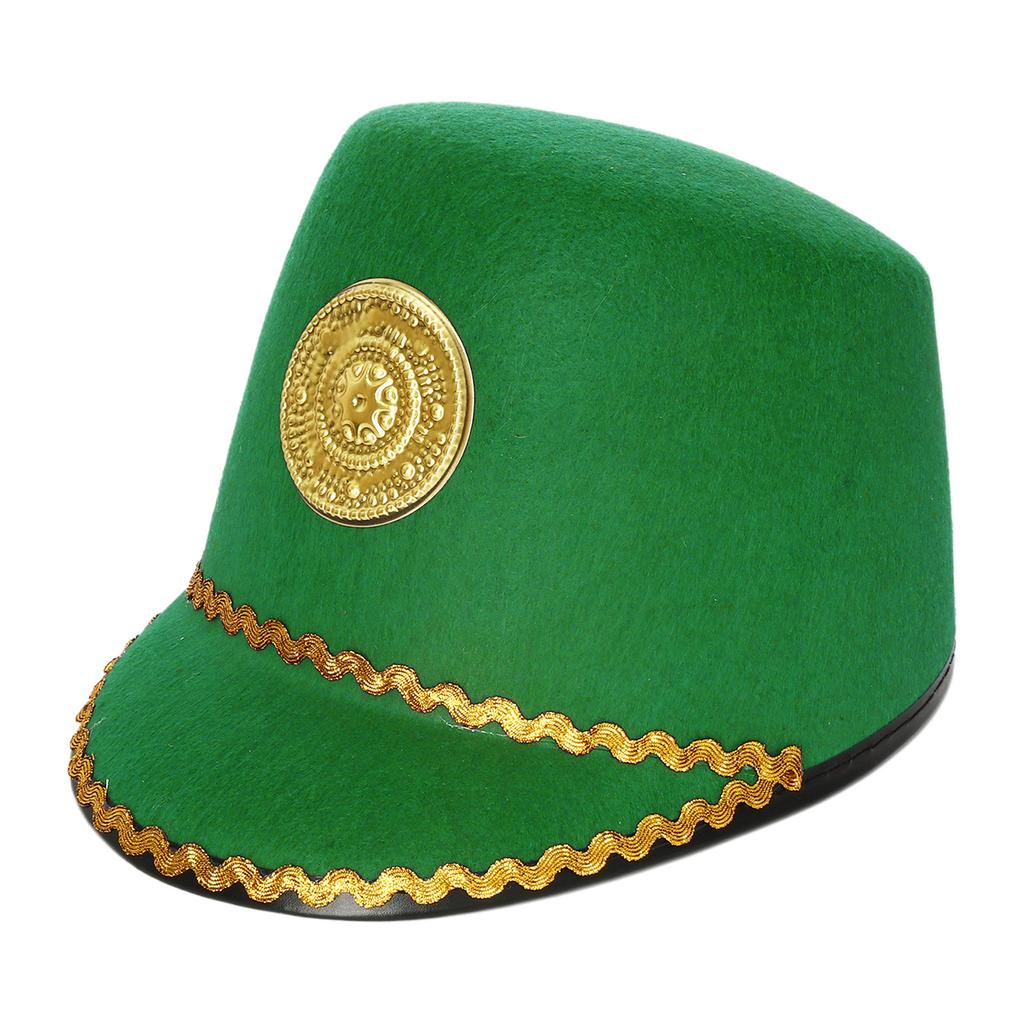 1 Stück Marschkapelle Hut Rollenspiel Soldatenhut Cosplay Leichtes Design Bequemes Kostümzubehör für Damen Herren