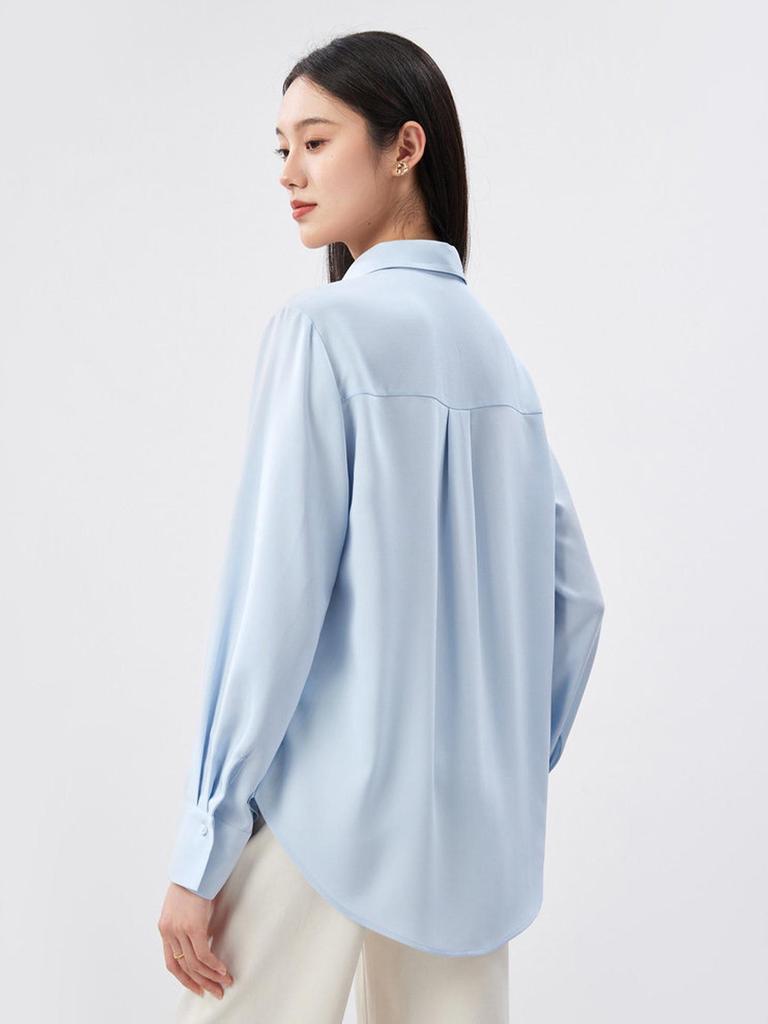 Rongtai Women's Lightweight Non-Iron Cloud-Like Shirt – Spring 2026 Versatile Commuter Top