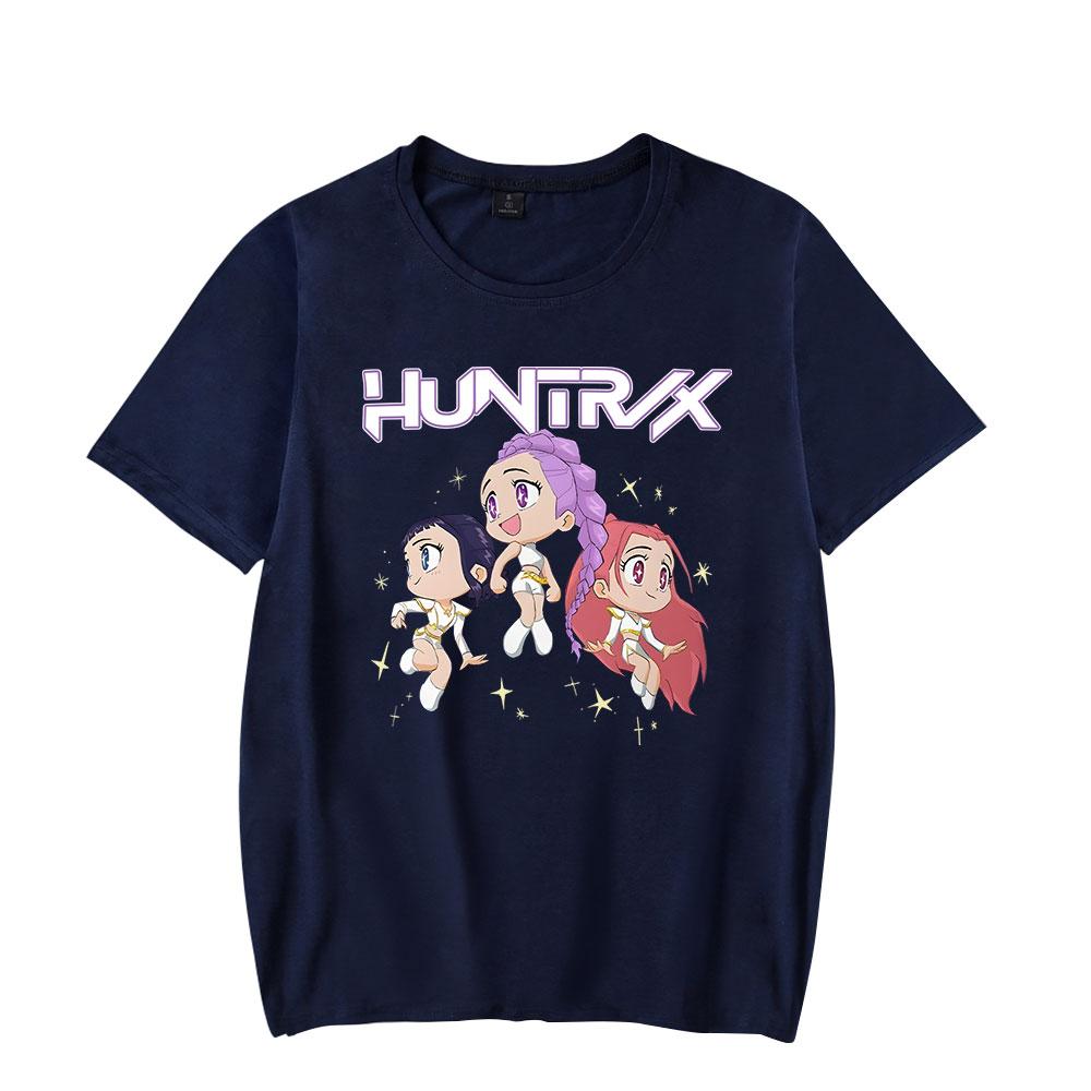 Dámská Pánská Trička KPop Lovci démonů Kreslený potisk Tričko Letní Ležérní Dámské Pánské Oblečení Módní Trička