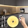 1M 2M 3M Lumini LED Dimmabile Sub Dulap USB 5V Bandă Neon Comutator Wireless cu Telecomandă RF DIY Lampă Bucătărie Baie Dulap