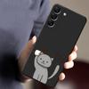 Cartoon Cat Matching Couple Phone Case for Samsung Galaxy A53 A22 A51 A35 A54 A21s A52 A55 A72 A24 A73 A56 A33 A25 A25 A23 A35