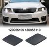 2 Stück Scheinwerferreinigungsdüse Frontstoßstange Abdeckkappe Für Skoda Octavia Mk2 1Z0955109 Automobilzubehör