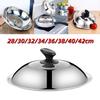 Stainless Steel Round Pot Lid Thicken Kitchen Food Lid New Lid Pot Cover  Home Cooking