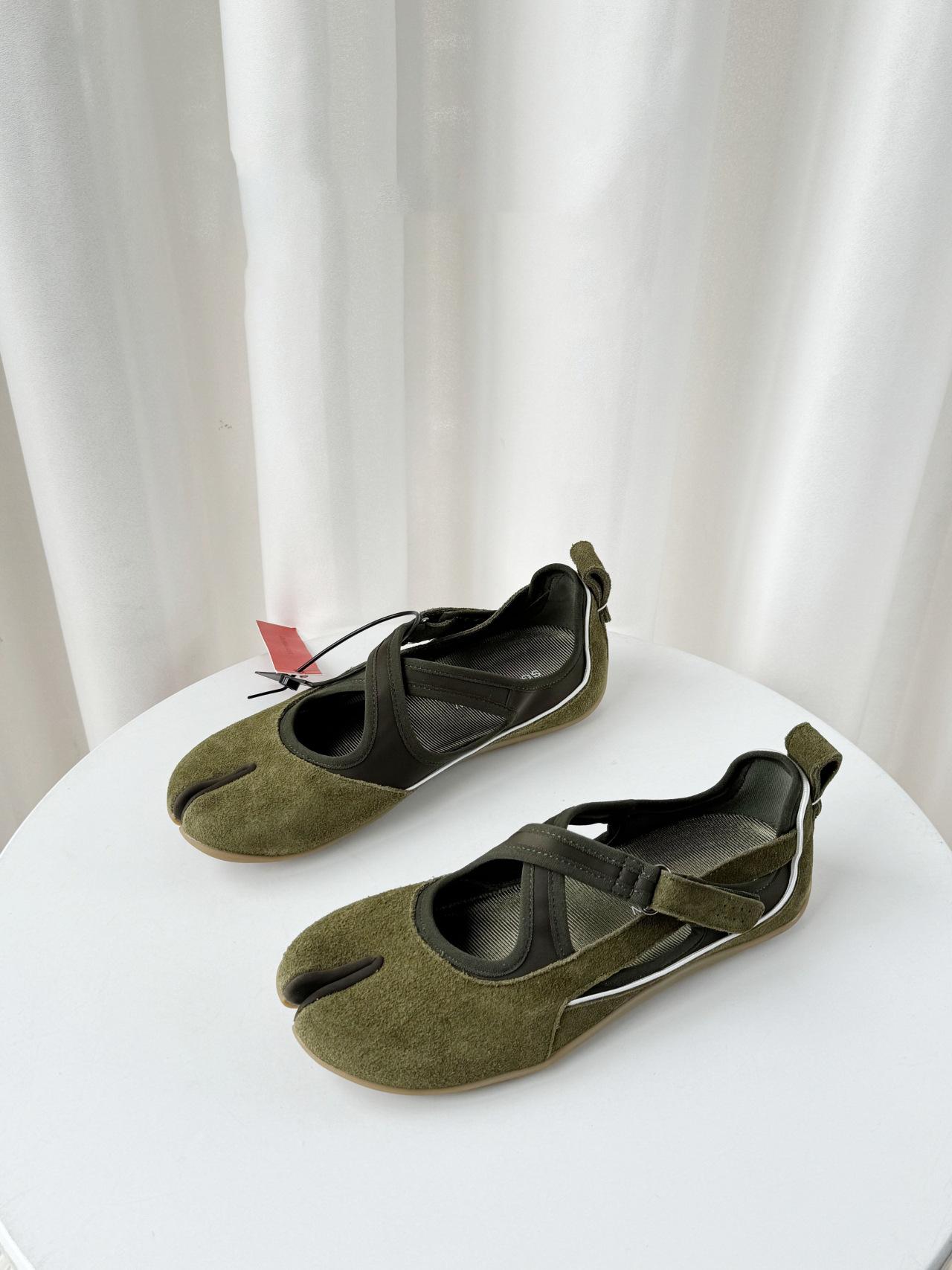 Cross-Toed Mary Jane Single Shoes Women`S