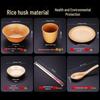 ZISIZ Disposable Plastic Tableware Set