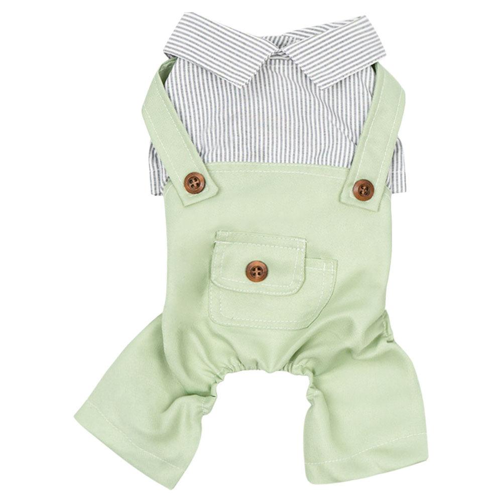 Premium Dog Overalls Stylish Stripe Pattern Comfortable Lightweight Spring Summer Puppy Clothing Fashionable Pet Outfit Small