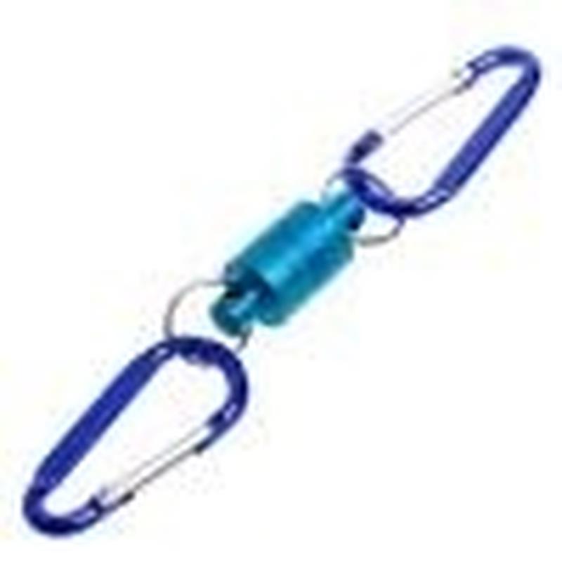 1Pcs Fly Fishing Magnetic Net Release Holder With Aluminium Alloy Hanging Buckle
