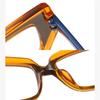 Cat Eye Anti Blue Light Glasses Women Trendy Polygonal Vintage Luxury Design Eyeglasses Ladies Fashion Irregular Square Eyewear