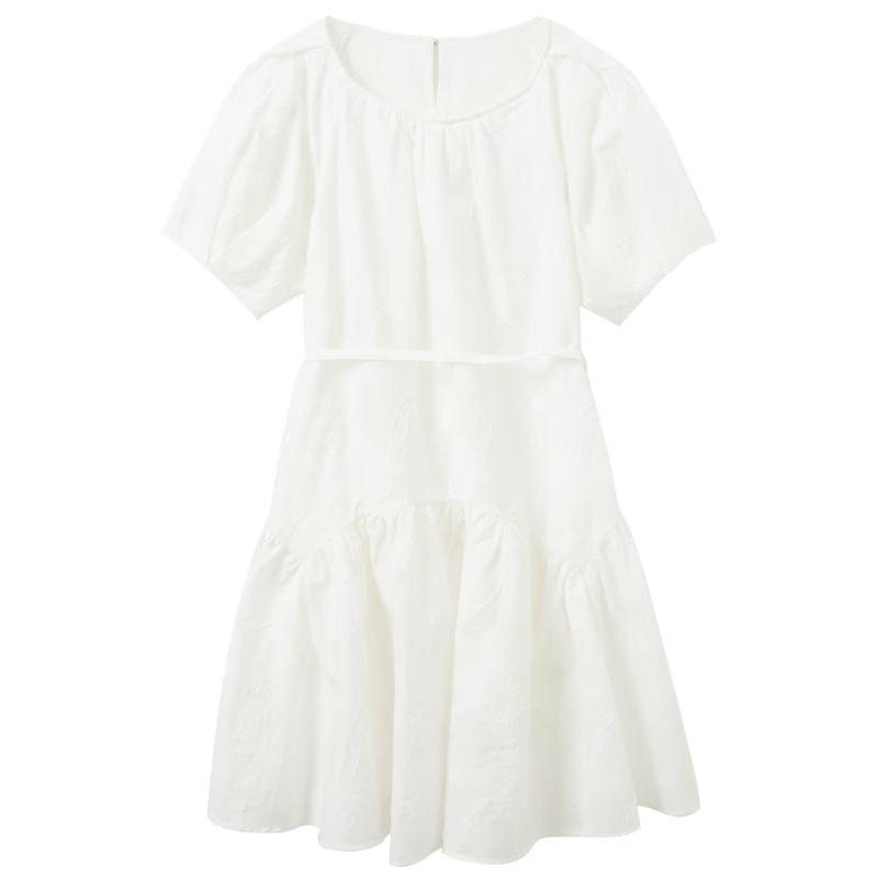 Sancai Women s Jacquard Raglan Sleeve Short Dress L