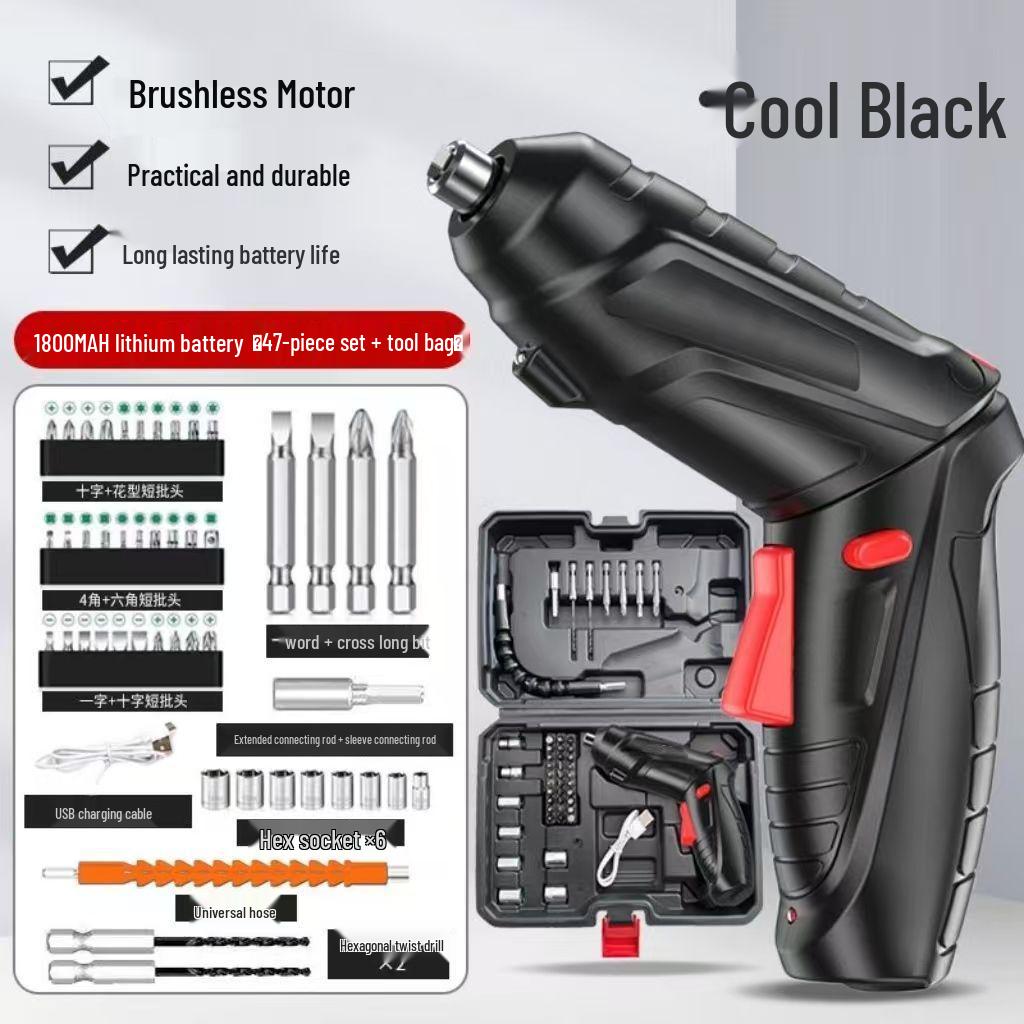 Rechargeable Mini Electric Screwdriver Drill - Fully Automatic Household Tool