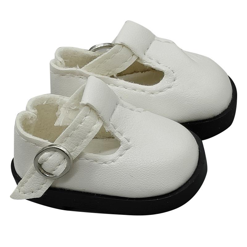 6-Point BJD 30cm Doll Leather Shoes, Flat Patent Leather, Casual Fit 4.7cm×2.5cm