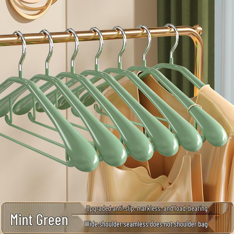 Wide Shoulder Non-Slip Clothes Hanger Rack - Seamless & No Marks Drying Stand