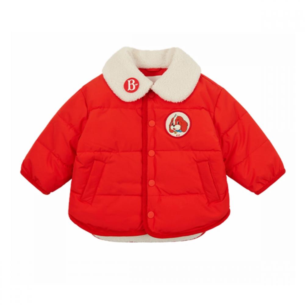 Bebe De Pino Peppy Baby Dumble Fur Jumper Bp44jp108 scarlet/90