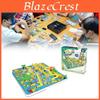 Serpenti e Scale 3D Plastica Interattivo Gioco da Tavolo Educativo Genitore-Figlio Per Bambini