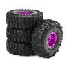 Remote Control Model Rubber Car Supplies Beadlock Wheel Mud Terrain Tires Set Wheel Tires Detachable Fine Car Parts
