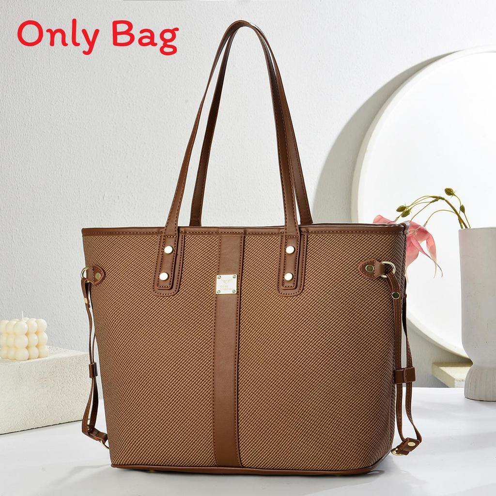 Minimalist Designer Ladies Tote With Zippered Compartments And Top Handle