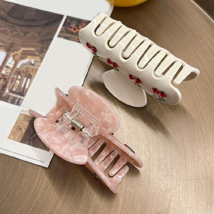 Elegante Designs Kirsch-Haarklammer Haarstyling-Accessoire Verbessert den Gesamtlook Für junge Frauen Modebegeisterte