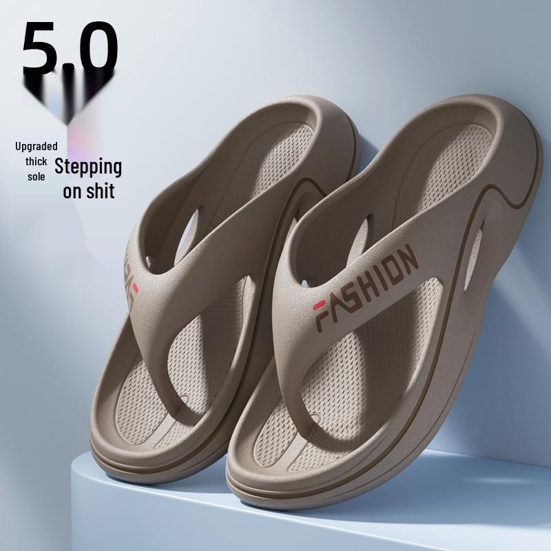 

Мужские летние нескользящие сандалии-вьетнамки EVA с разделителем для пальцев - Мягкие и износостойкие пляжные шлепанцы на толстой подошве 44-45 (for size 43-44 feet) хаки
