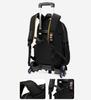 School Bag Roller Student Backpack 6 Wheels ZRY5203