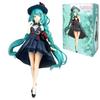 New Hatsune Miku Black Dress Beautiful Girls Anime Miku PVC Figures Model Collection Ornament Kid Holiday Birthday Gift In Stock