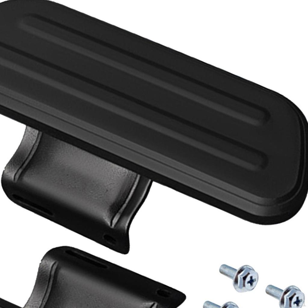 2x Foot Pegs Ebike Front Pedals Aluminum Alloy Footrests Pedal for E Bike Motorbike Riding