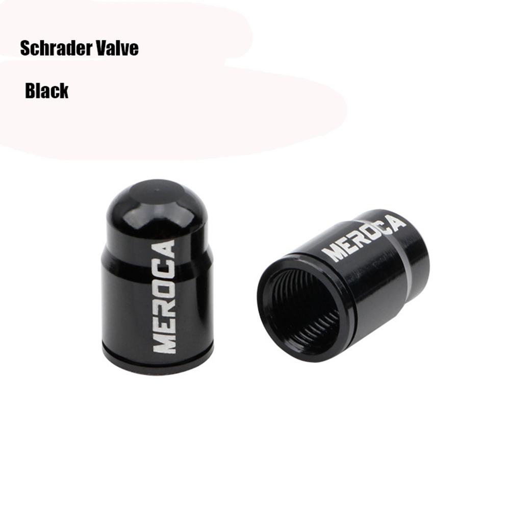 2pcs Aluminum Bicycle Tire Valve Cap Ultralight Mountain Road Bike Valve Cap Schrader/Presta Tire Valve