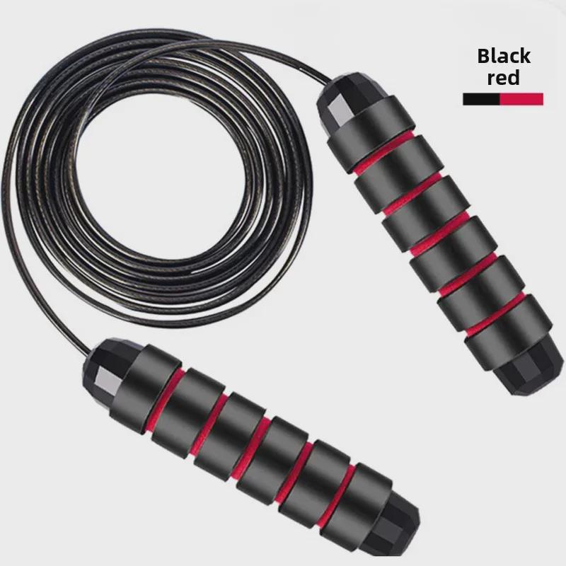 Coarda de sarit din sarma de otel pentru studenti si adulti - Coarda de sarit din PVC pentru fitness si exercitii