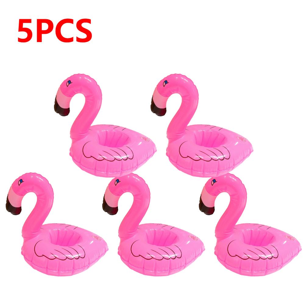 40-1 Stück Wasseruntersetzer Schwimmender aufblasbarer Getränkehalter Schwimmbecken Getränke-Schwimmer Aufblasbarer Pool Flamingo Partydekoration