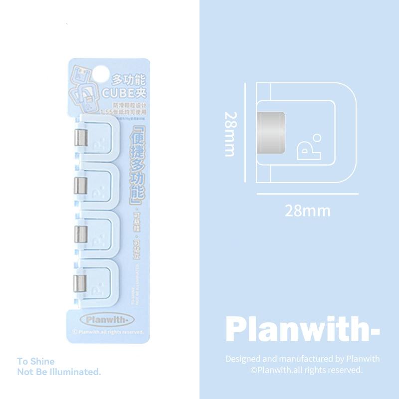 4/6Pcs Mini Multifunctional Clip Can Stand Upright Storage Clip Binding Clip File Clip Binding Paper Handbook Clip Sealing Clips