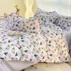 Small Fresh Bed Four-piece Dormitory Quilt Cover Three-piece Bed Sheet Set