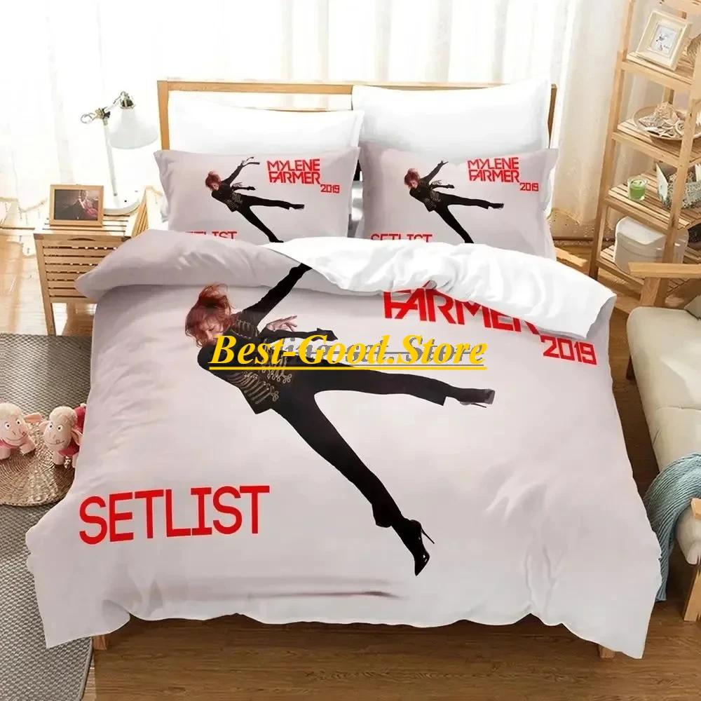 Butterfly Mylene Farmer Bedding Set Duvet Cover Sheet Printed Bed Set Pillowcase Bed Full Queen King Size Comforter Bedroom