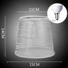 E14/E27 Nordic Style Fabric Transparent  Chandelier Lampshades Art Decor Lamp Shades Bedroom Wall Lamp Cover Clip On/ Meson Type