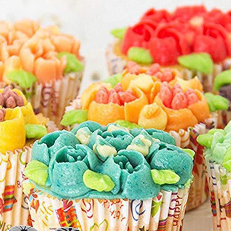 88Pcs Baking Supplies Kit 49Pcs Frosting Piping 3Pcs Russian Ball Piping Tips Flower Frosting Tip Baking Flower Nozzle